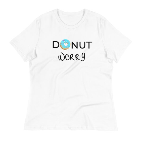 Damen-T-Shirt „Donut worry“