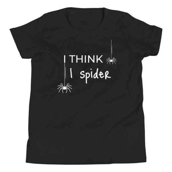 Kinder-T-Shirt „I think I spider“