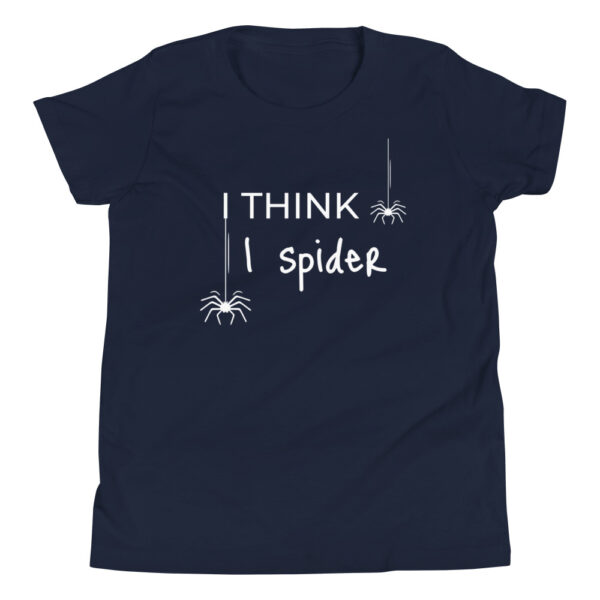 Kinder-T-Shirt „I think I spider“